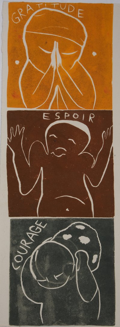lema dos, 2006 (linograbado) de Matthew Hilton