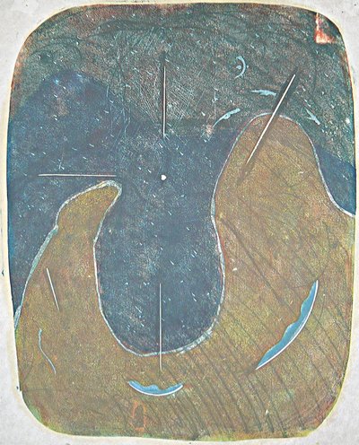 tabla uno, 2012 (linoprint) de Matthew Hilton