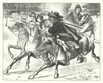 La fuga del caballero de Matthew James (attr. to) Lawless