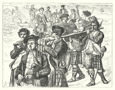 La Noche Después de Culloden de Matthew James (attr. to) Lawless