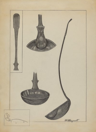 Cuchara de peltre de Matthew Mangiacotti