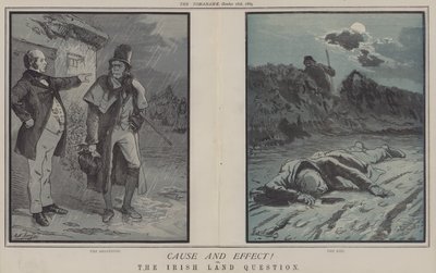 ¡Causa y efecto! o, La cuestión de la tierra irlandesa de Matthew