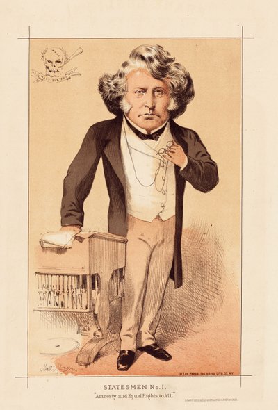 Estadista No 1, Amnistía e Igualdad de Derechos para Todos, pub. 1871 de Matthew