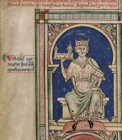 Guillermo I de la Historia Anglorum, Chronica majora de Matthew Paris