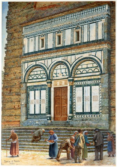 Badia de Fiesole, Florencia, Italia de Matthew Thomas Rooke