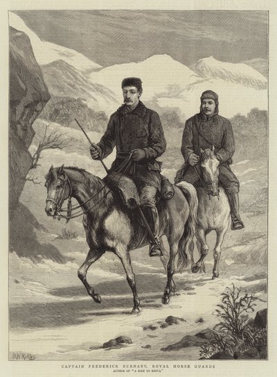 Capitán Frederick Burnaby, Guardia Real de Caballería de Matthew White Ridley