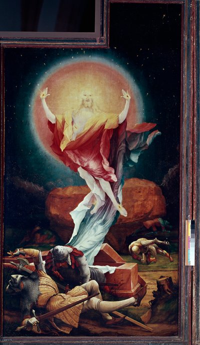Retablo de Issenheim: (resurrección) (detalle) de Matthias (c.1480 1528) Grunewald