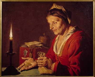 Avaricia de Matthias (c.1600 p.1650) Stomer