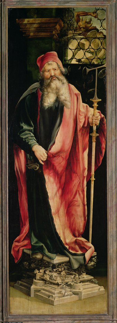 San Antonio el Ermitaño, del Retablo de Isenheim, c.1512-1516 de Matthias Grünewald