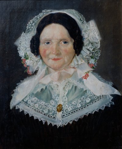 Retrato de mujer (óleo sobre lienzo) de Matthias Stoltenberg