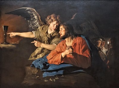 Cristo en el Monte de los Olivos de Matthias Stom