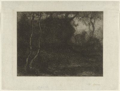 Bosque con niño de Matthijs Maris