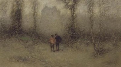 El castillo encantado, c.1887 de Matthijs Maris