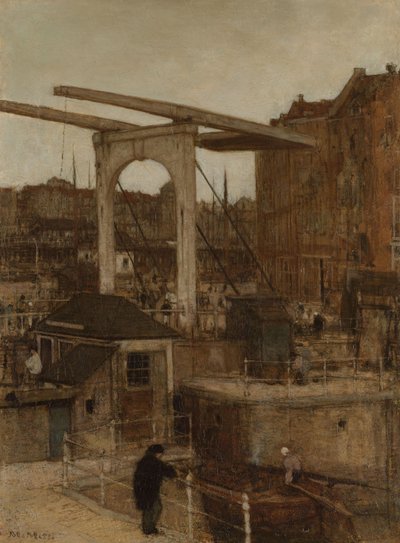 El Nieuwe Haarlemse Sluis en el Singel, conocido como 
