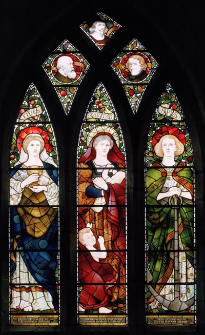 La Ventana del Pintor; Fe, Esperanza y Caridad de Matthijs Maris