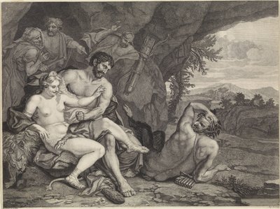 Paisaje con Hércules y Omphale de Matthijs Pool