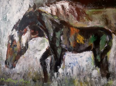 Caballos salvajes de colores de Matthys Moss