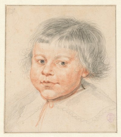 Busto de niño, ligeramente hacia la izquierda de Matthys van den Bergh