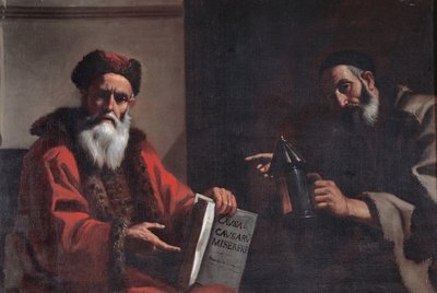 Diógenes y Platón de Mattia Preti