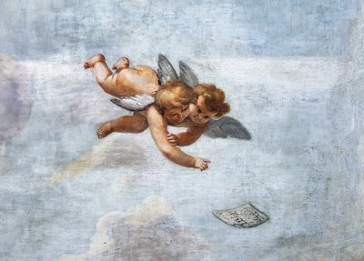 Conciertos de los Ángeles, detalle de Mattia (1613 99) Preti
