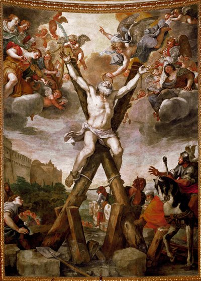 Crucifixión de San Andrés de Mattia Preti