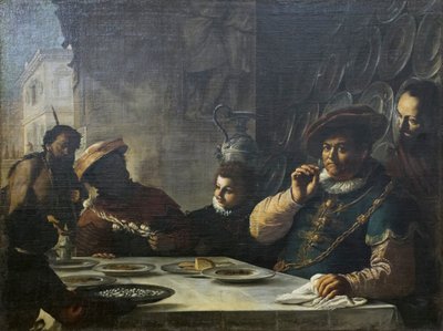 La fiesta del rico de Mattia (1613 99) Preti