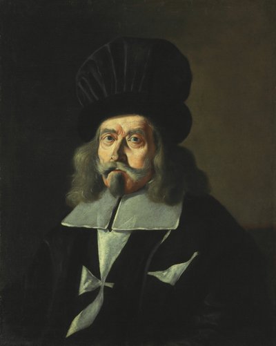 Retrato de un Gran Maestre de los Caballeros de Malta, Martin de Redin, c. 1660 de Mattia Preti