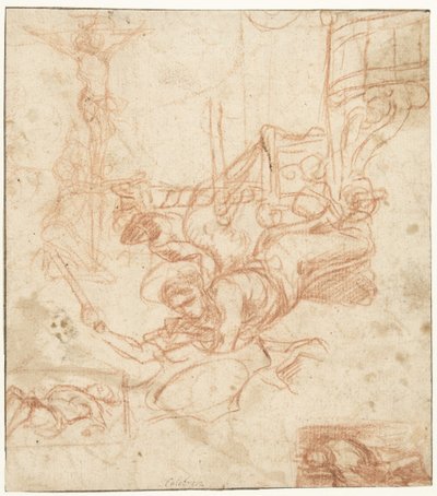Estudios para pinturas religiosas de Mattia Preti