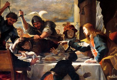 La fiesta de Absalón de Mattia Preti