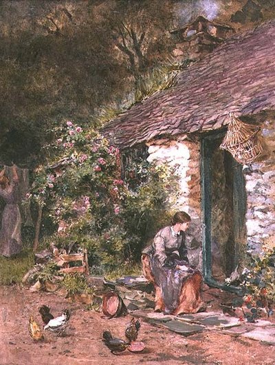Un momento de descanso en el día de lavado de Maud Naftel