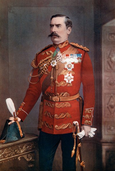 Teniente General Sir Baker Creed Russell, comandante del Distrito Sur de Maull and Fox