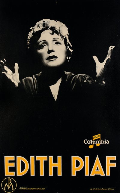 Cartel de "Edith Piaf", c.1920 (litografía) de Maurice (after) Seymour