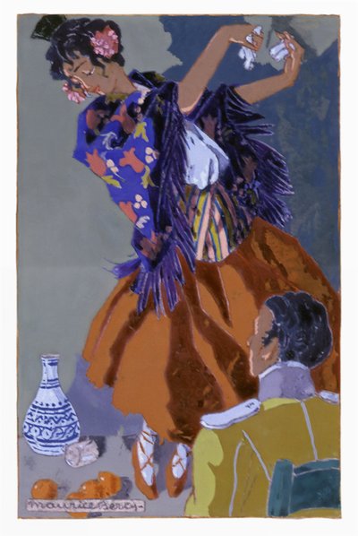 Carmen, c.1930 (ilustración) de Maurice Berty