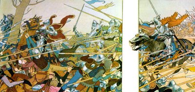 Ilustración del libro La Vie de Jeanne d’Arc, 1896 de Maurice Boutet de Monvel