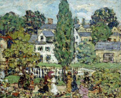 Paseo de la tarde, verano de Maurice Brazil Prendergast