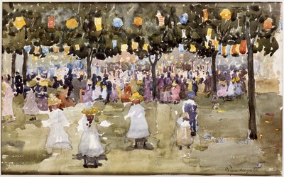 Central Park, Ciudad de Nueva York, 4 de julio de Maurice Brazil Prendergast