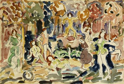 Figuras danzantes, c.1910-13 de Maurice Brazil Prendergast