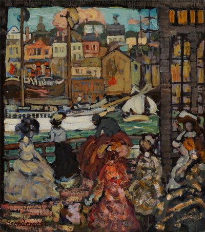 Ferry de East Boston, c.1907-10 de Maurice Brazil Prendergast