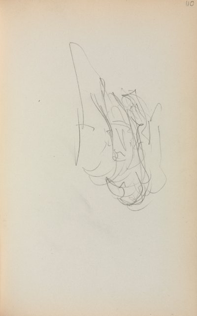 Cuaderno de bocetos italiano: Góndola página 110, 1898-1899 de Maurice Brazil Prendergast