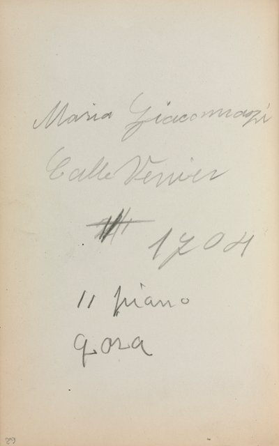 Cuaderno de bocetos italiano: Notas página 62, 1898-1899 de Maurice Brazil Prendergast