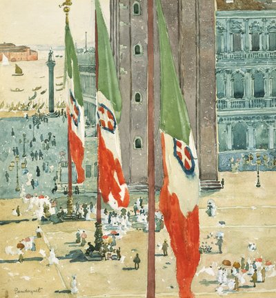Piazza di San Marco de Maurice Brazil Prendergast