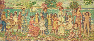 Paseo, c.1914-15 de Maurice Brazil Prendergast