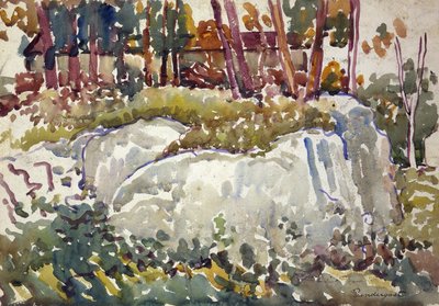 Rocas, Maine, ca. 1913-1915 de Maurice Brazil Prendergast
