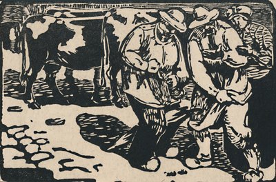 Marché En Auvergne - De Au Pied Des Puys, 1919 de Maurice Busset