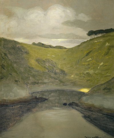 Paisaje (óleo sobre lienzo) de Maurice Chabas