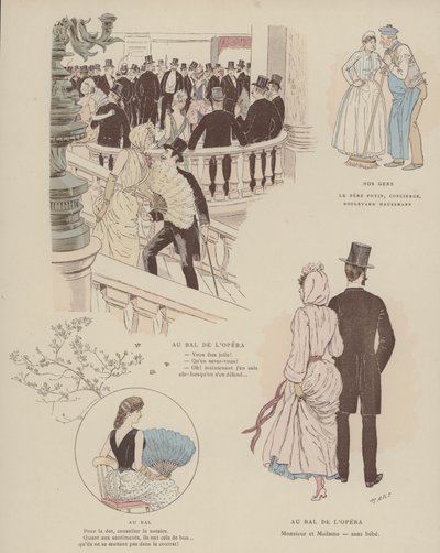 Ilustración para Paris Brillant de Maurice Charles Mathieu Bonvoisin
