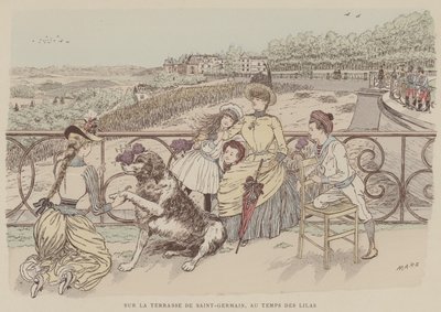 Ilustración para Paris Brillant de Maurice Charles Mathieu Bonvoisin