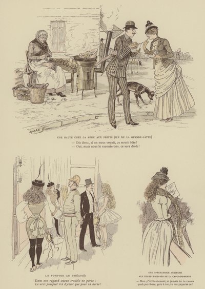 Ilustración para Paris Brillant de Maurice Charles Mathieu Bonvoisin
