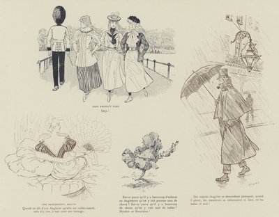Ilustración para La Vie De Londres por Mars de Maurice Charles Mathieu Bonvoisin