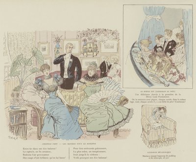 Ilustración para La Vie De Londres por Mars de Maurice Charles Mathieu Bonvoisin